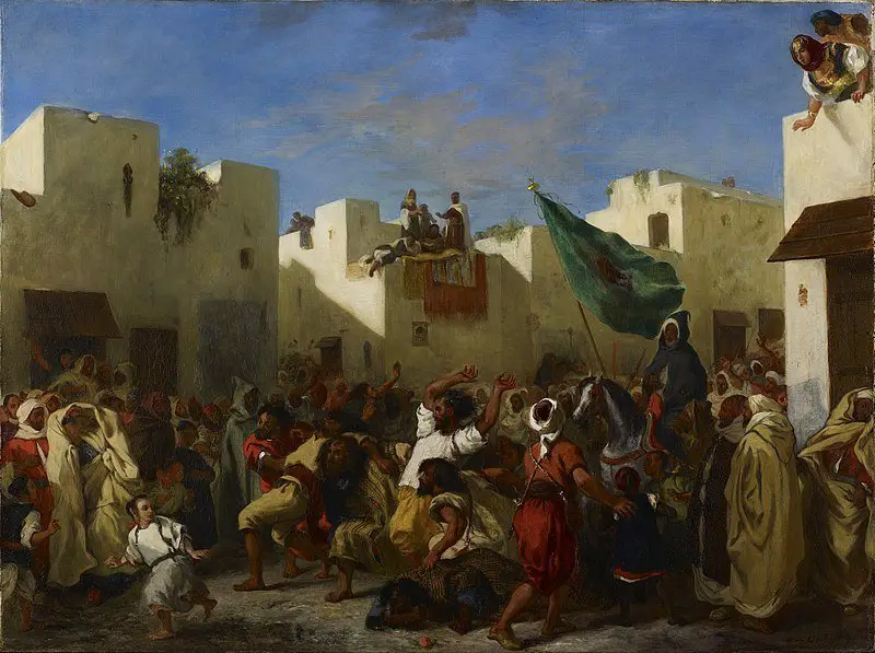 Eugène Delacroix - The Fanatics of Tangier