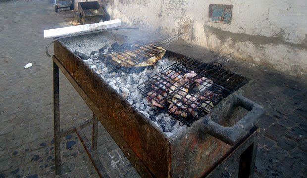 Grilled Fish in Essaouira