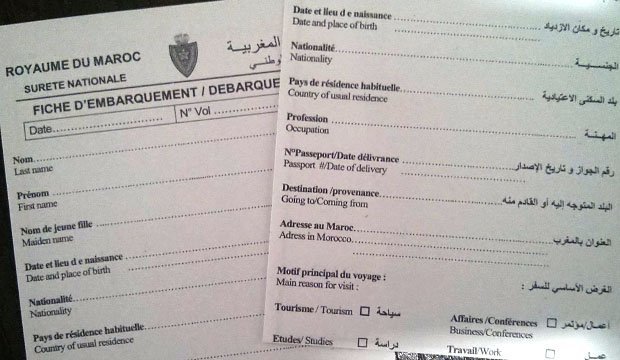 travel documents for morocco