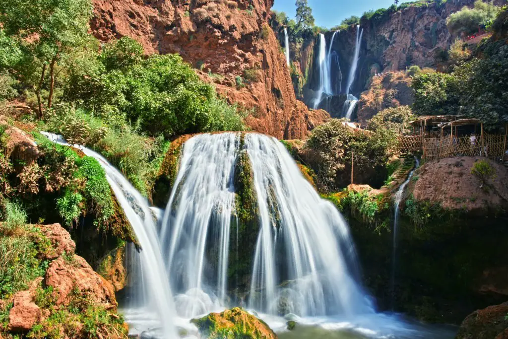 Ouzoud Falls near the Grand Atlas village of Tanaghmeilt, Morocco