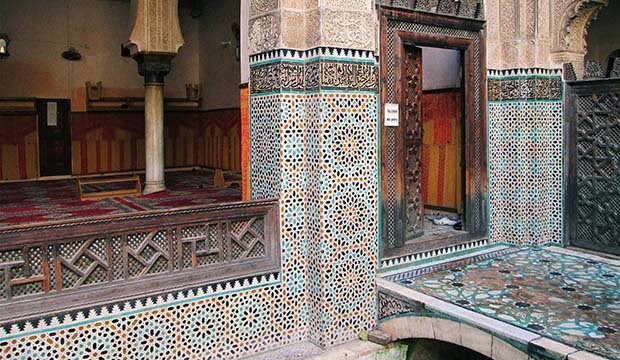 bridge in the Madrasa of Bou Inania in Fez