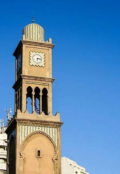 Clock Tower in Casablanca