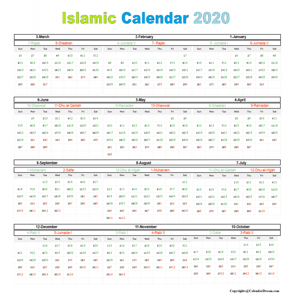 Islamic Calendar