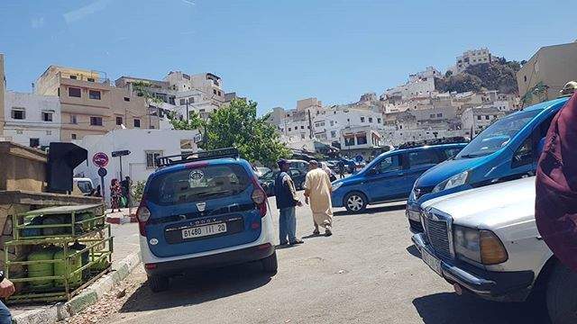 Taxi stand in Berkane