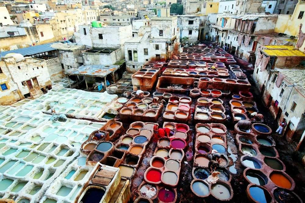 The tanneries of Fez